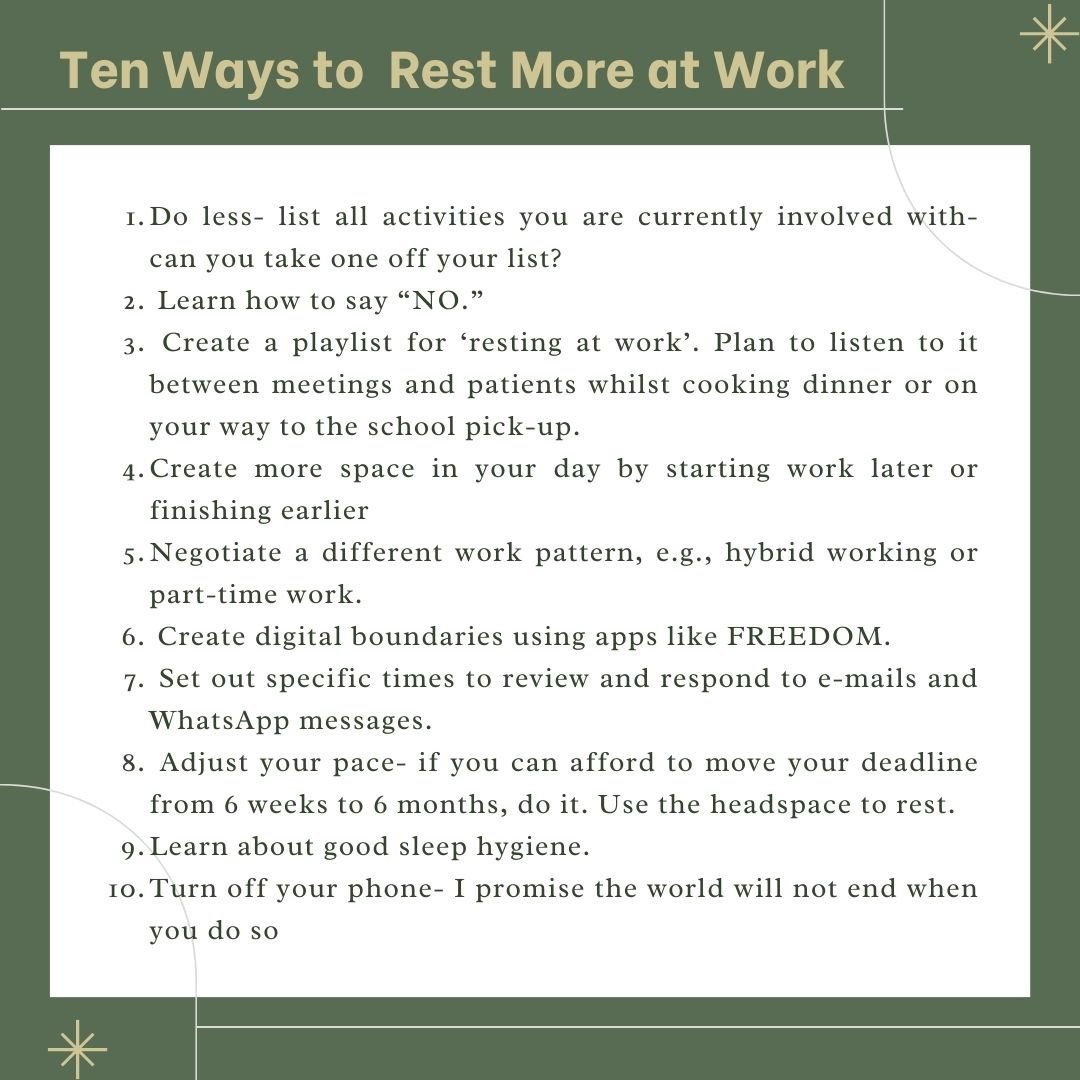 Rest-the Most Underrated Superpower We Must All Cultivate — DR ISIOMA OKOLO