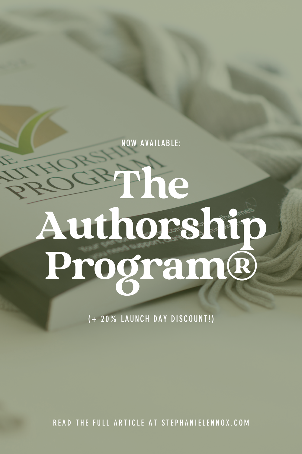 Now available: "The Authorship Program®" Book (+ 20% launch day discount)