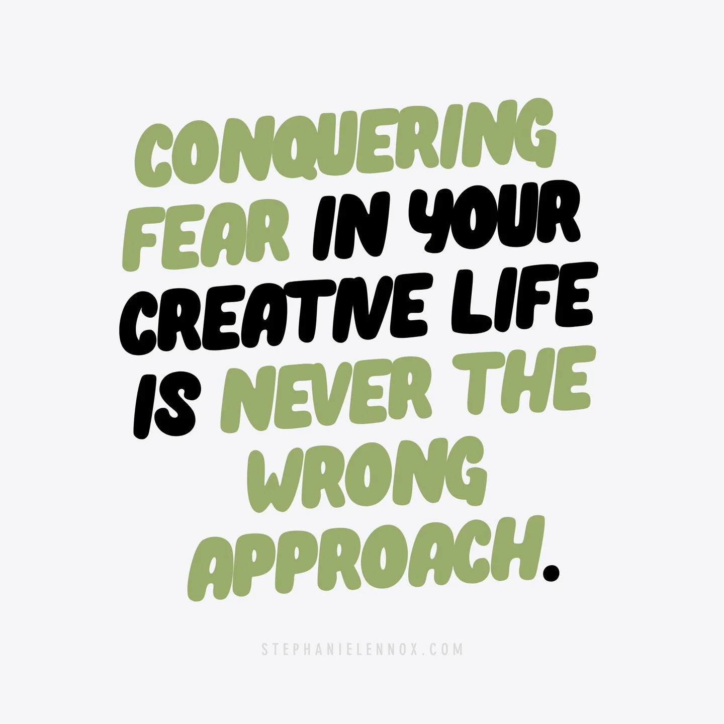 Another "writing coach" online has recently claimed that &ldquo;conquering fear was the wrong approach&rdquo; for writers on her social media; that it is &ldquo;an impossible mission&rdquo;. And boy, did I laugh. 

And laugh and laugh and l