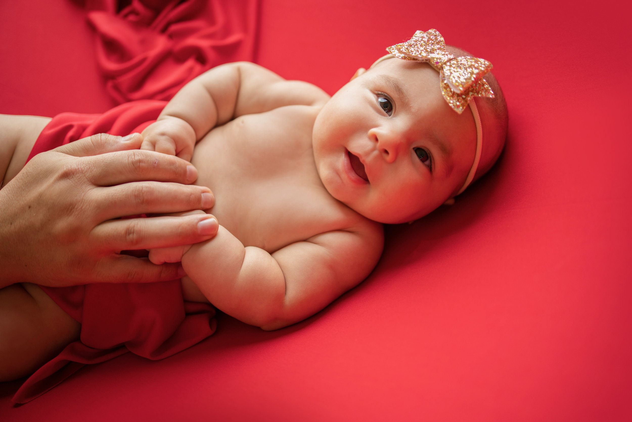 professional newborn and milestone photography done by Claudia Sierra Photography in Studio south Florida