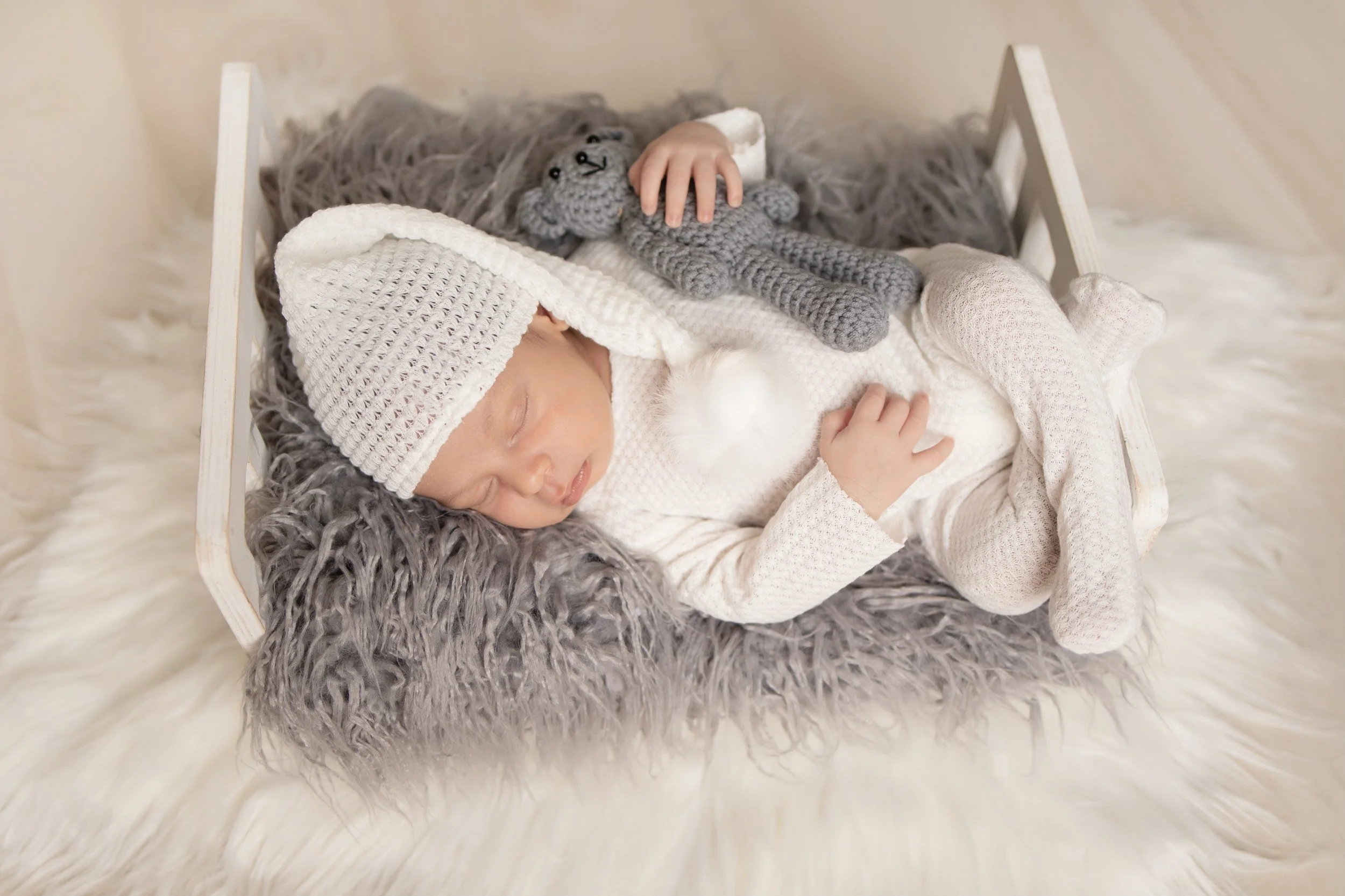 professional newborn and milestone photography done by Claudia Sierra Photography in Studio south Florida