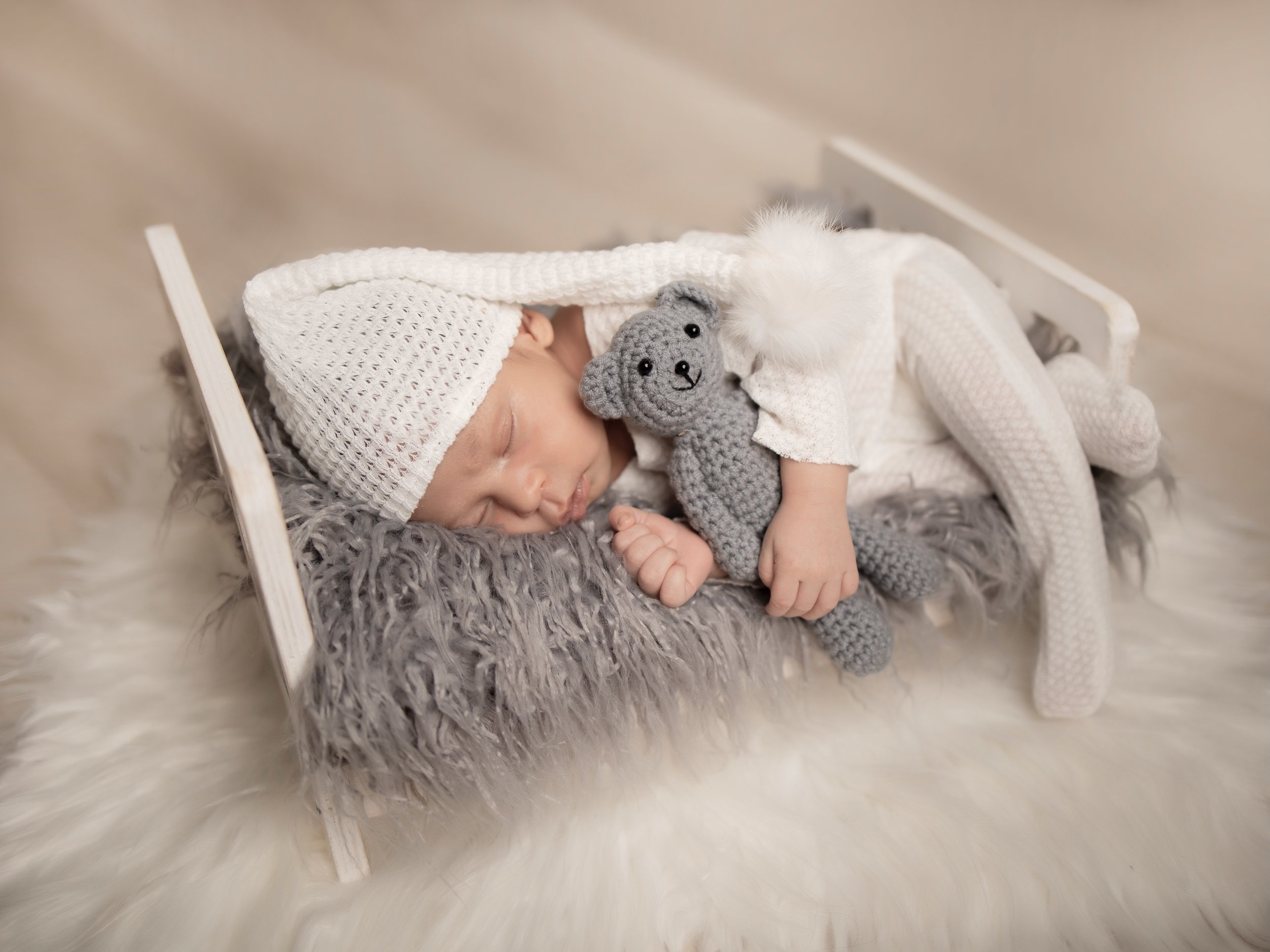 professional newborn and milestone photography done by Claudia Sierra Photography in Studio south Florida