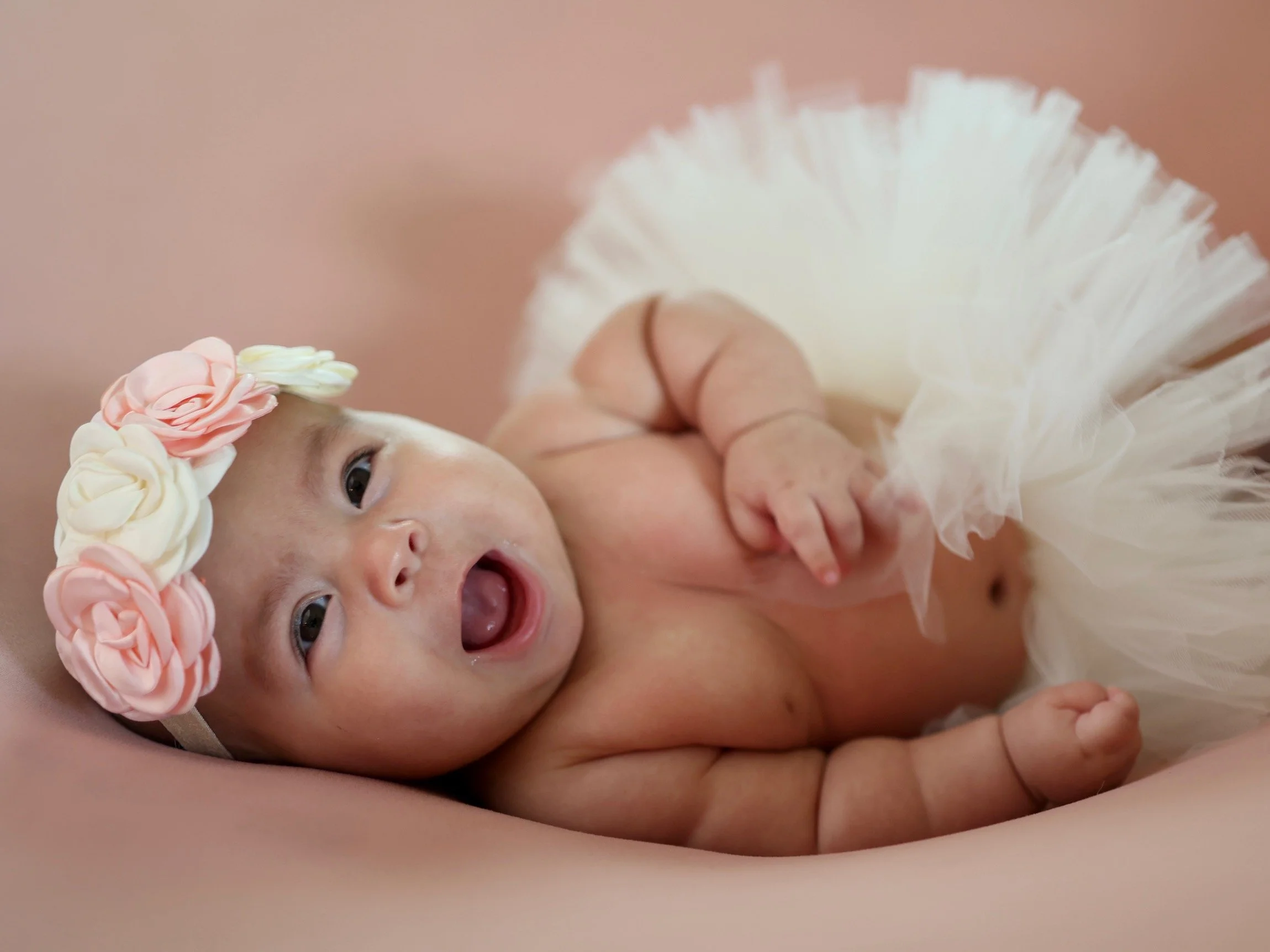 professional newborn and milestone photography done by Claudia Sierra Photography in Studio south Florida