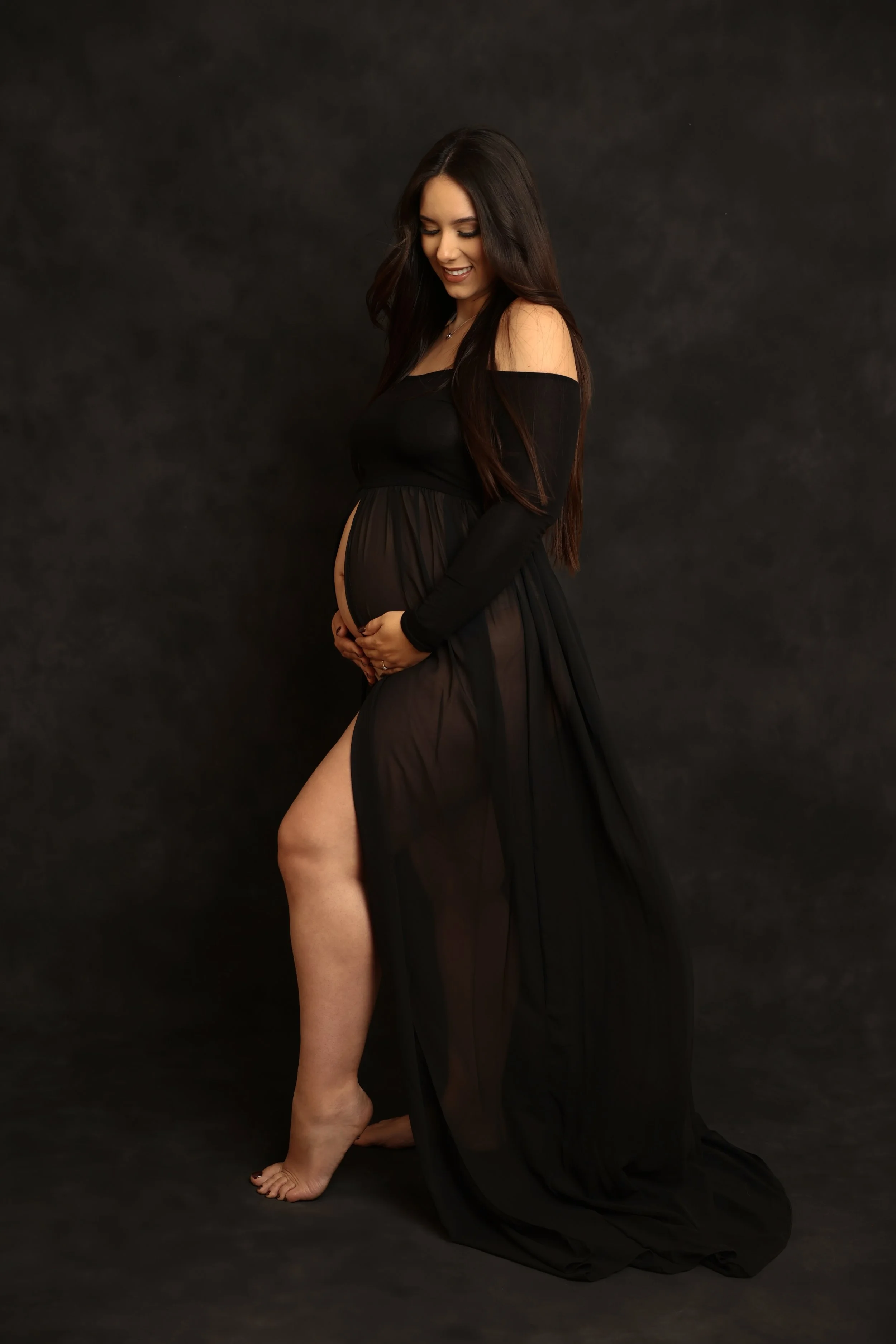 Professional Maternity studio session in Florida