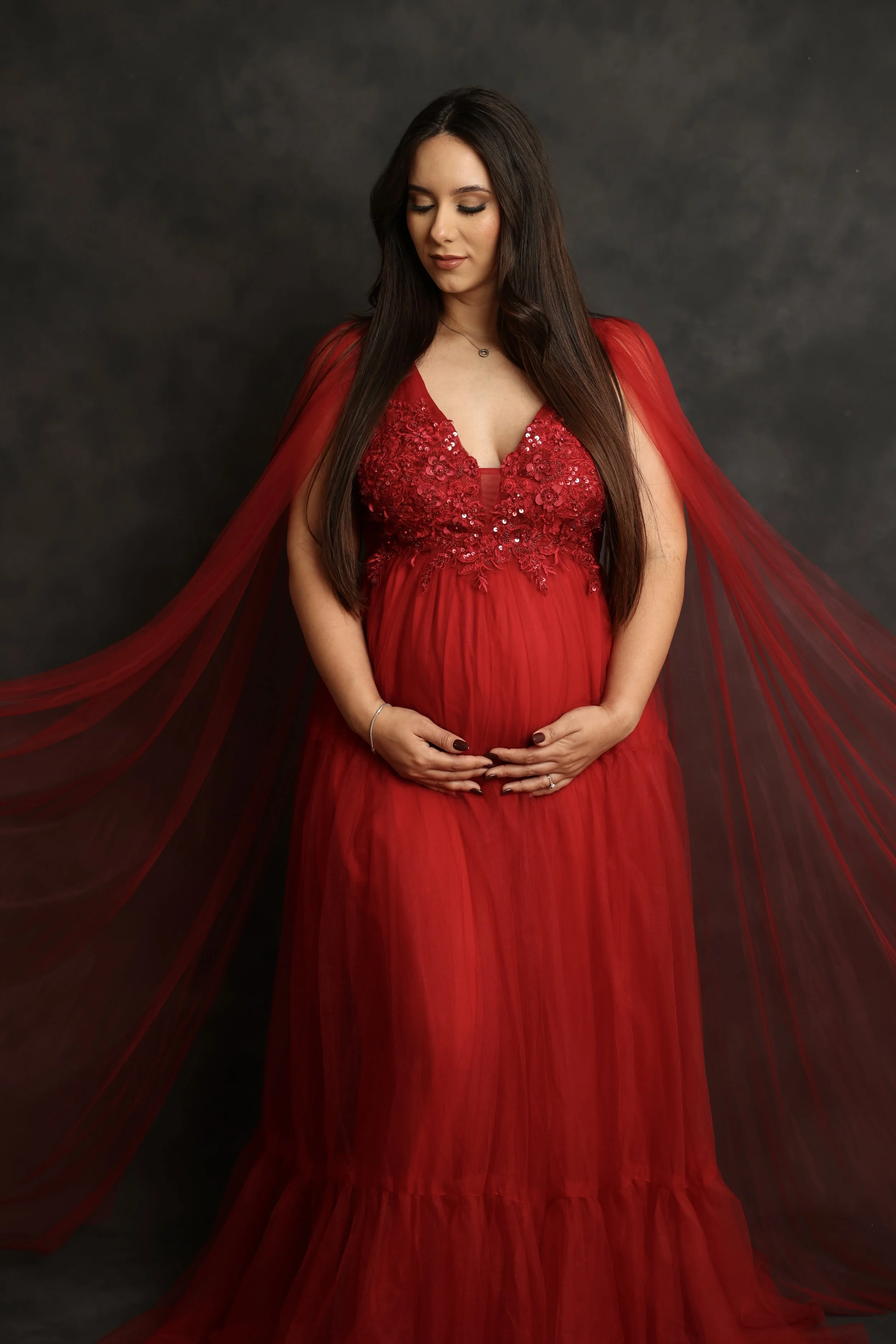 Professional Maternity studio session in Florida