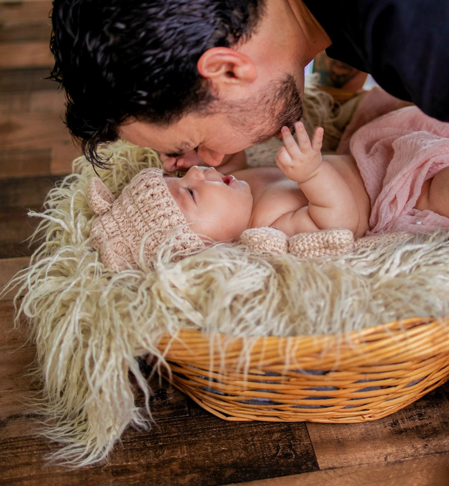 professional newborn and milestone photography done by Claudia Sierra Photography in Studio south Florida