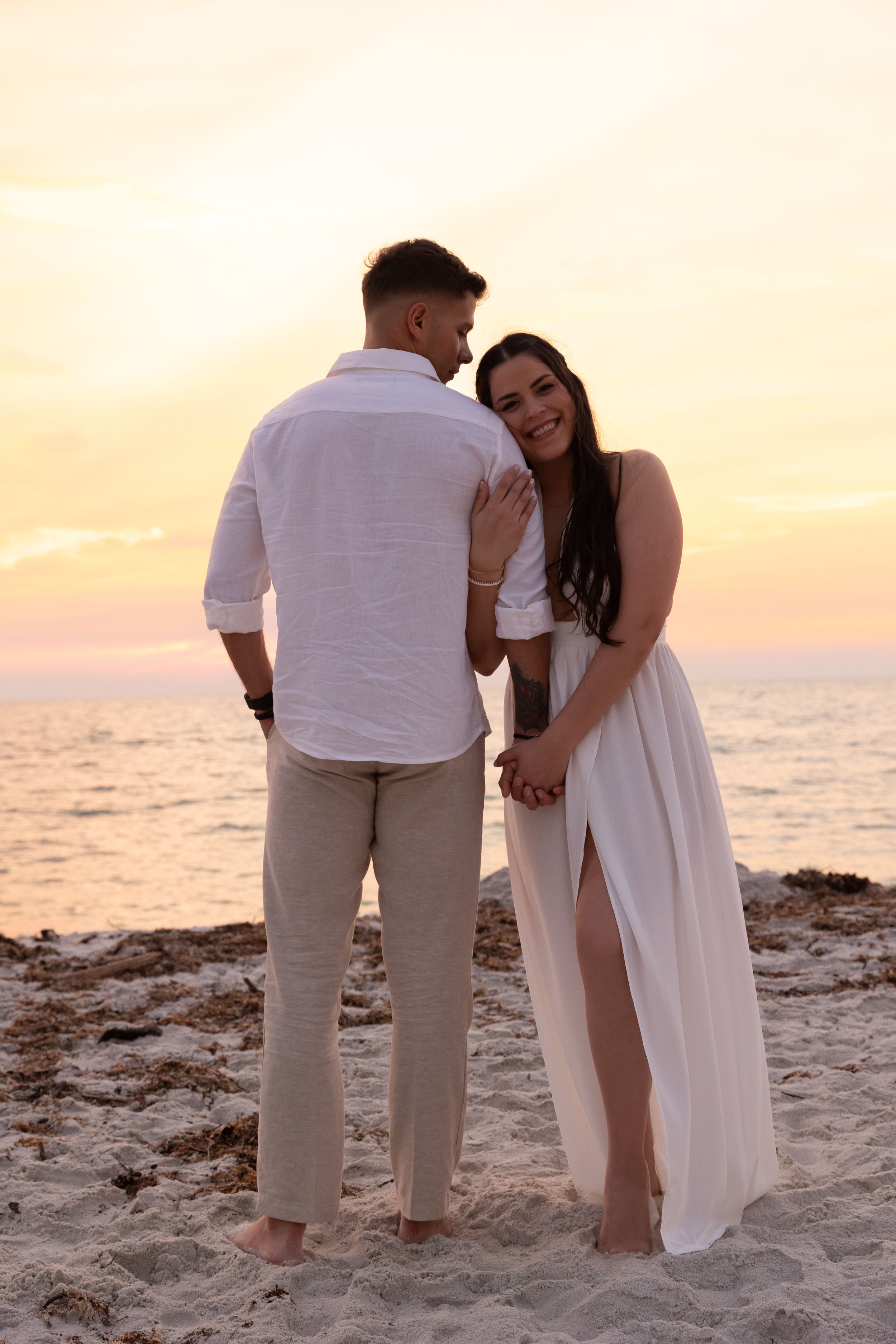 Professional couples session on the beac of South Florida by Claudia Sierra Photography