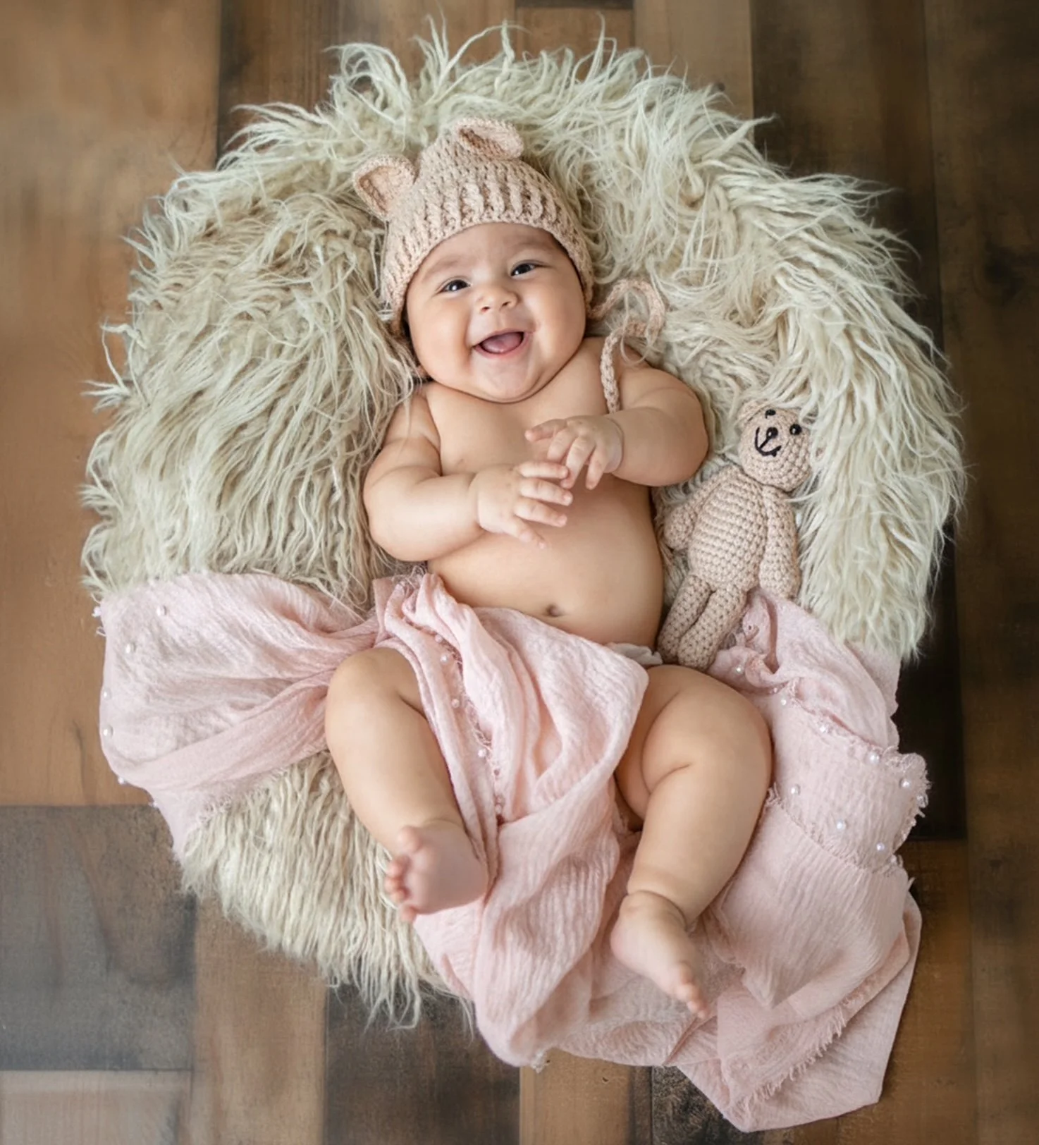 professional newborn and milestone photography done by Claudia Sierra Photography in Studio south Florida