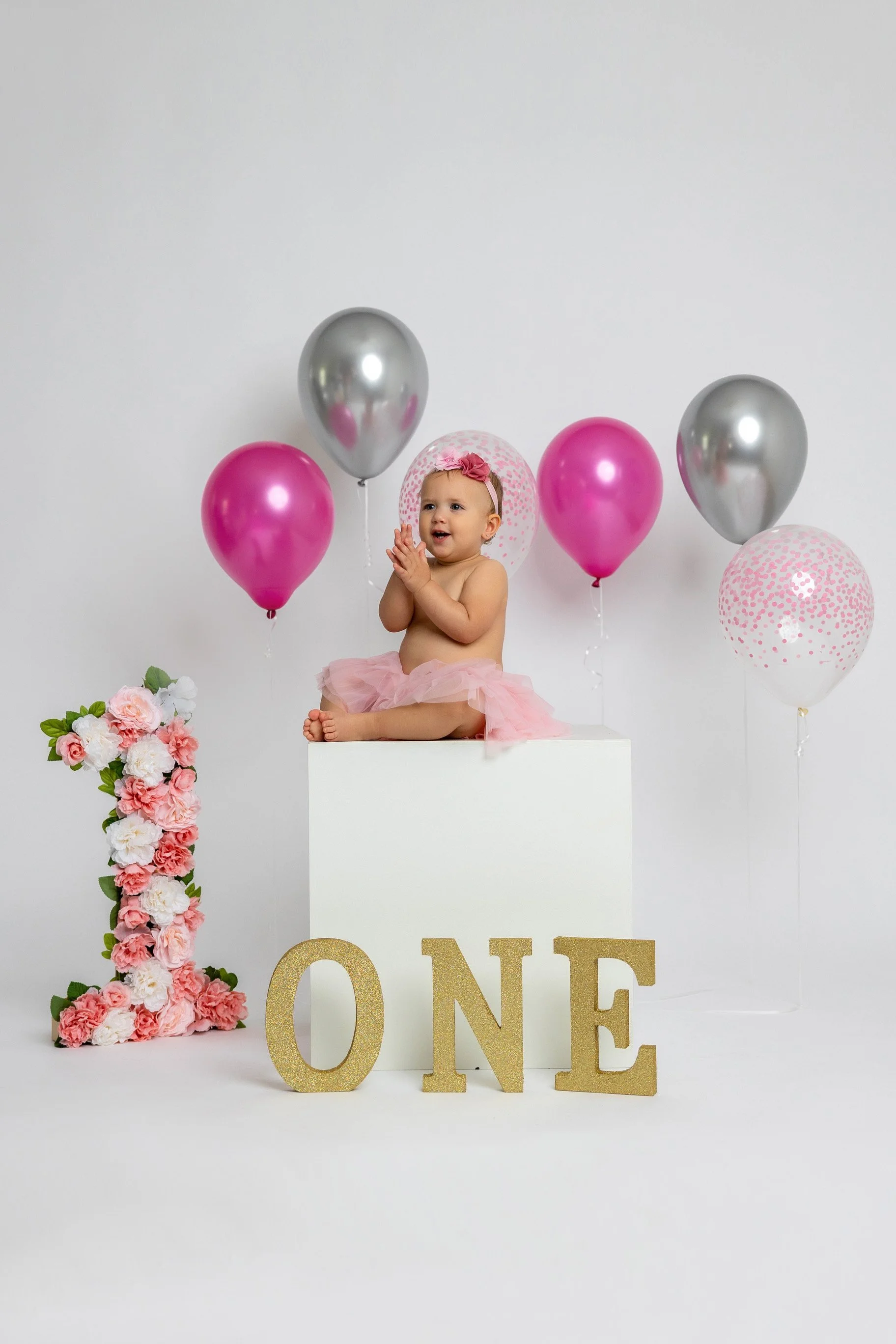 professional newborn and milestone photography done by Claudia Sierra Photography in Studio south Florida