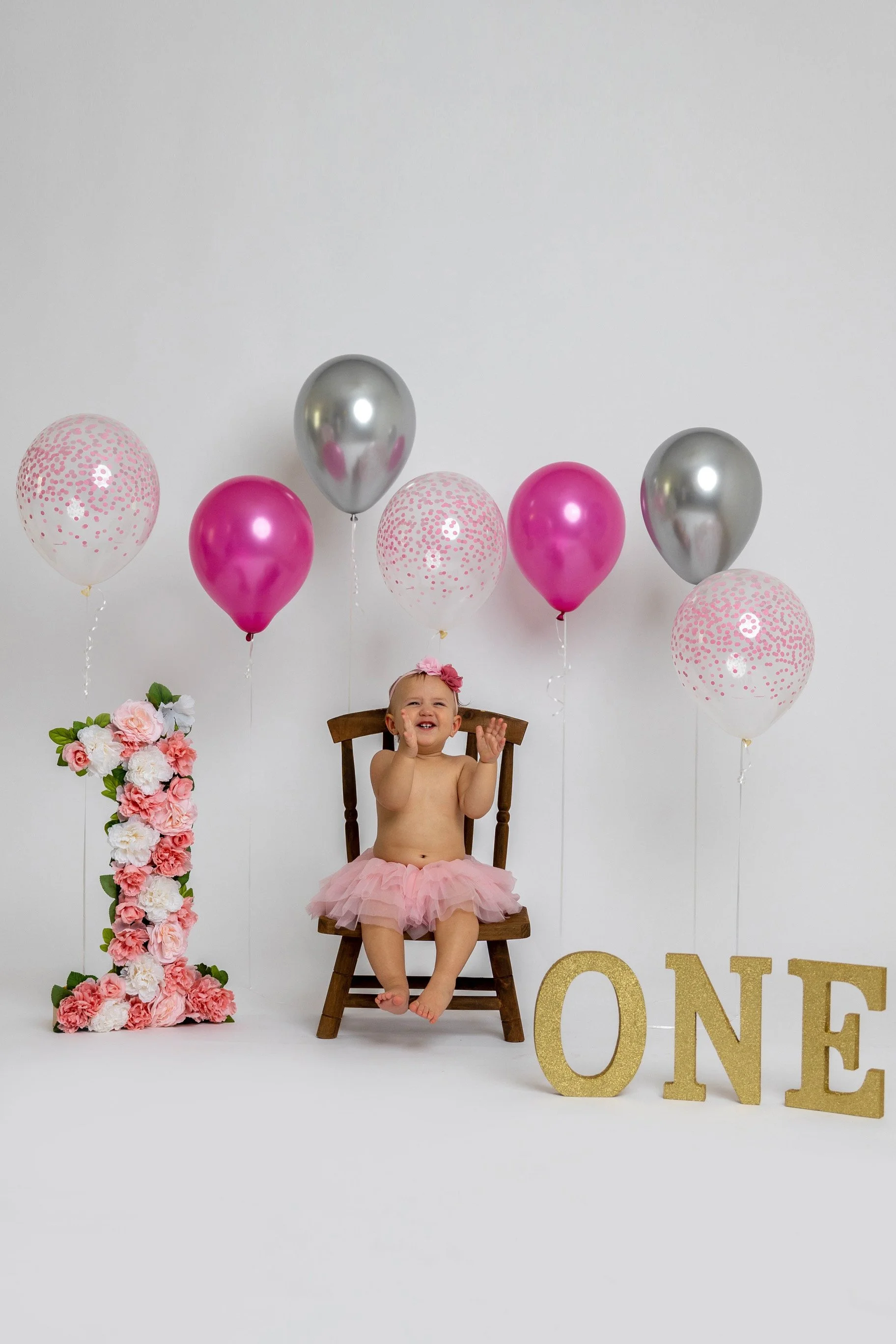 professional newborn and milestone photography done by Claudia Sierra Photography in Studio south Florida