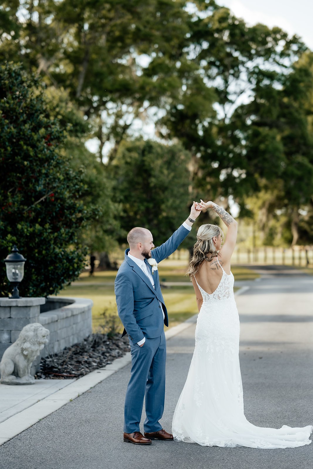 bride and groom on their wedding day shot by hailee cataldi photo