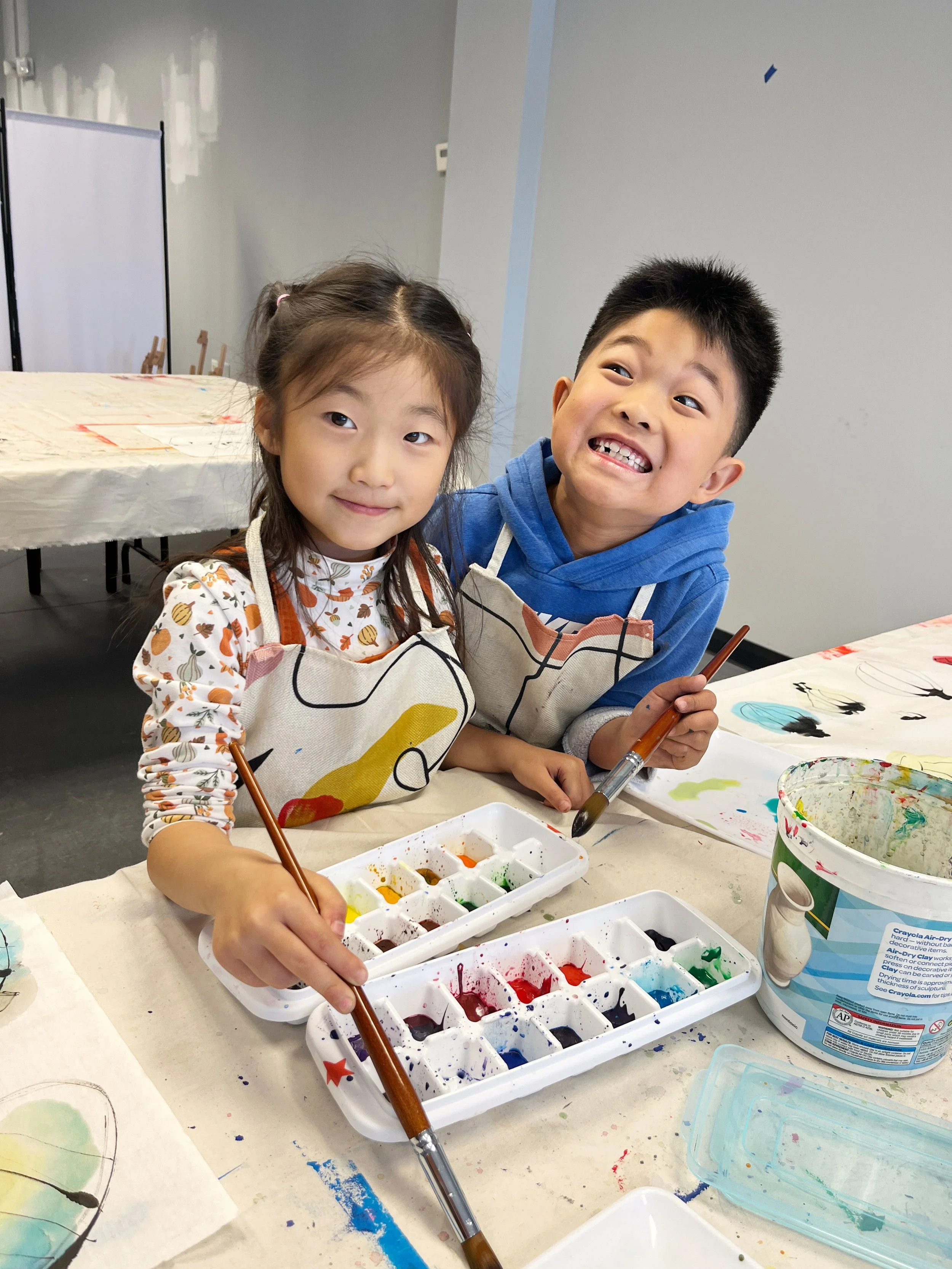 Sumi ink drawing - pumpkins