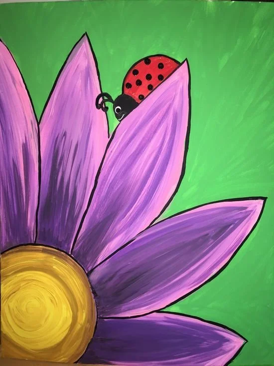 Ladybug on a Flower Children's Class (5yrs-12yrs)