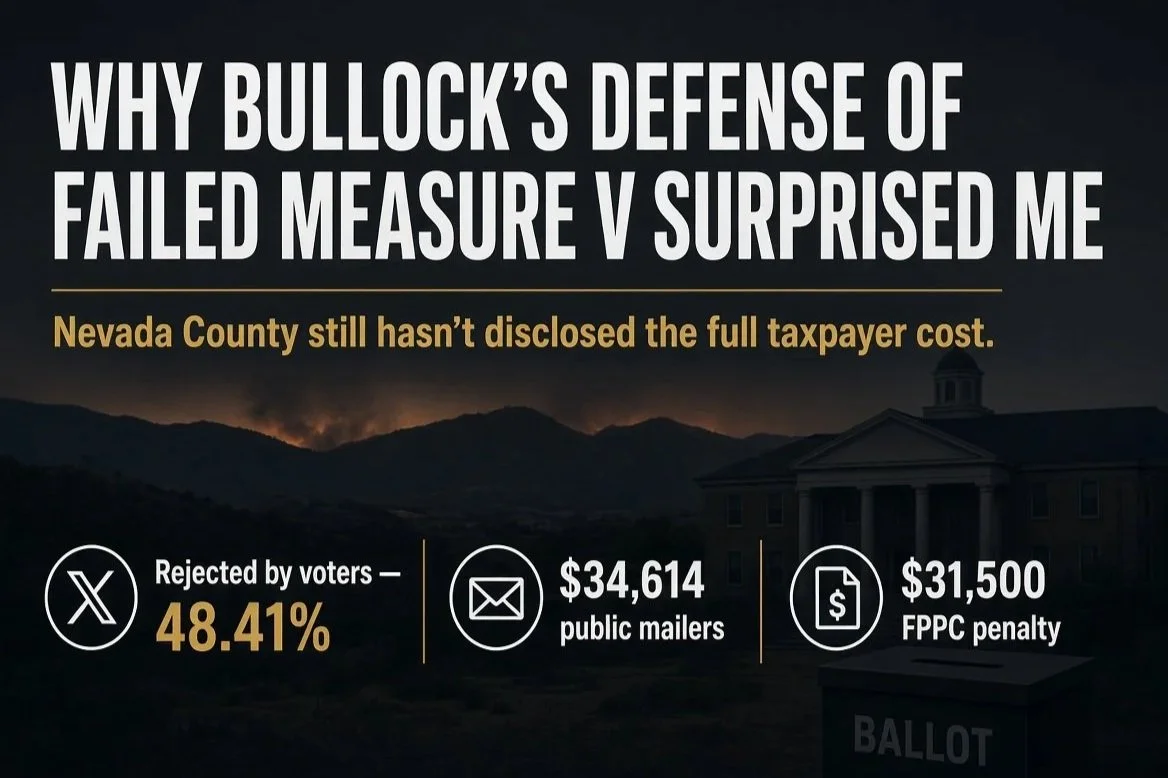 Why Hardy Bullock’s Defense of Failed Measure V Surprised Me