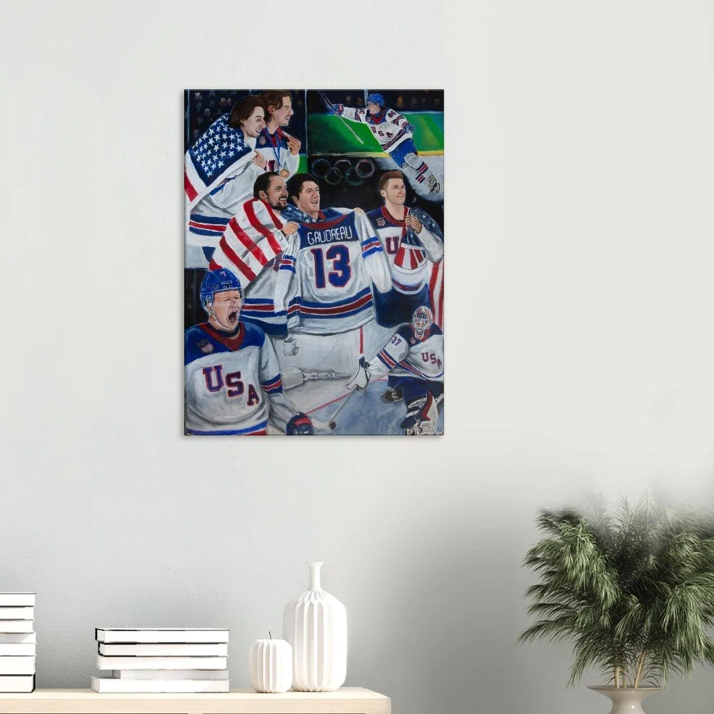 USA Olympic Miracle - Limited Edition Canvas Print