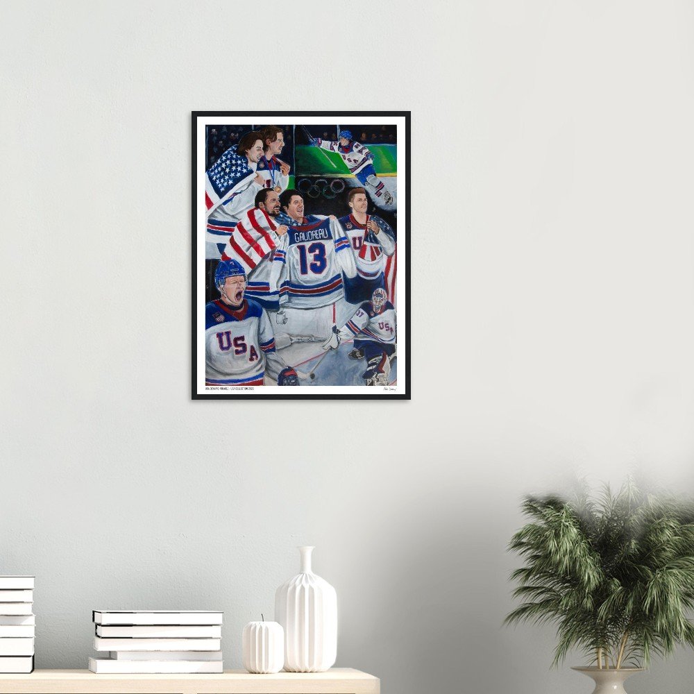 USA Olympic Miracle - Limited Edition Framed Print