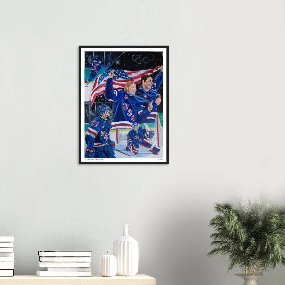 USA Women's Gold - Limited Edition Framed Print