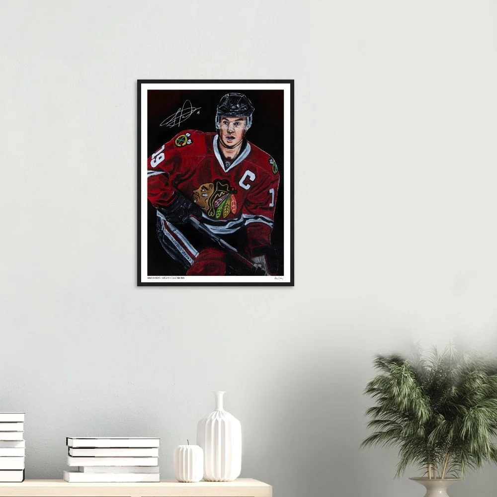 Jonathan Toews Signed - Limited Edition Framed Print