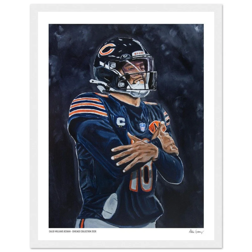 Caleb Williams Iceman - Limited Edition Framed Print