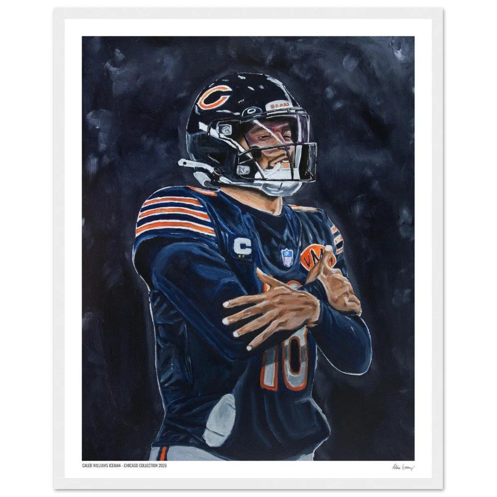 Caleb Williams Iceman - Limited Edition Framed Print
