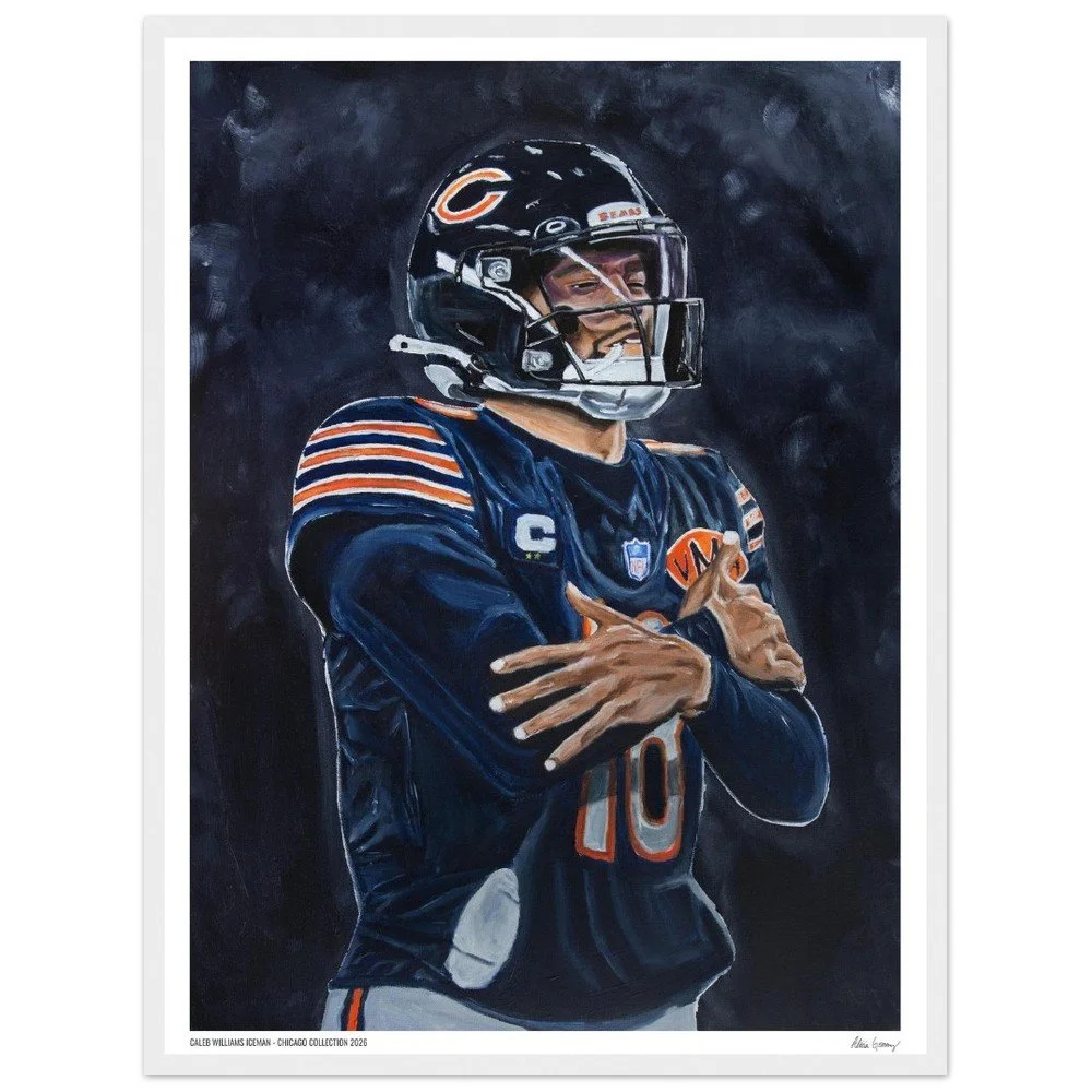 Caleb Williams Iceman - Limited Edition Framed Print
