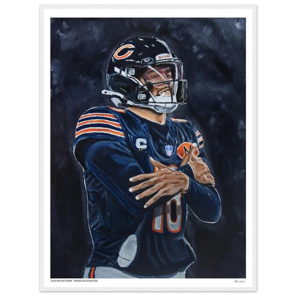 Caleb Williams Iceman - Limited Edition Framed Print