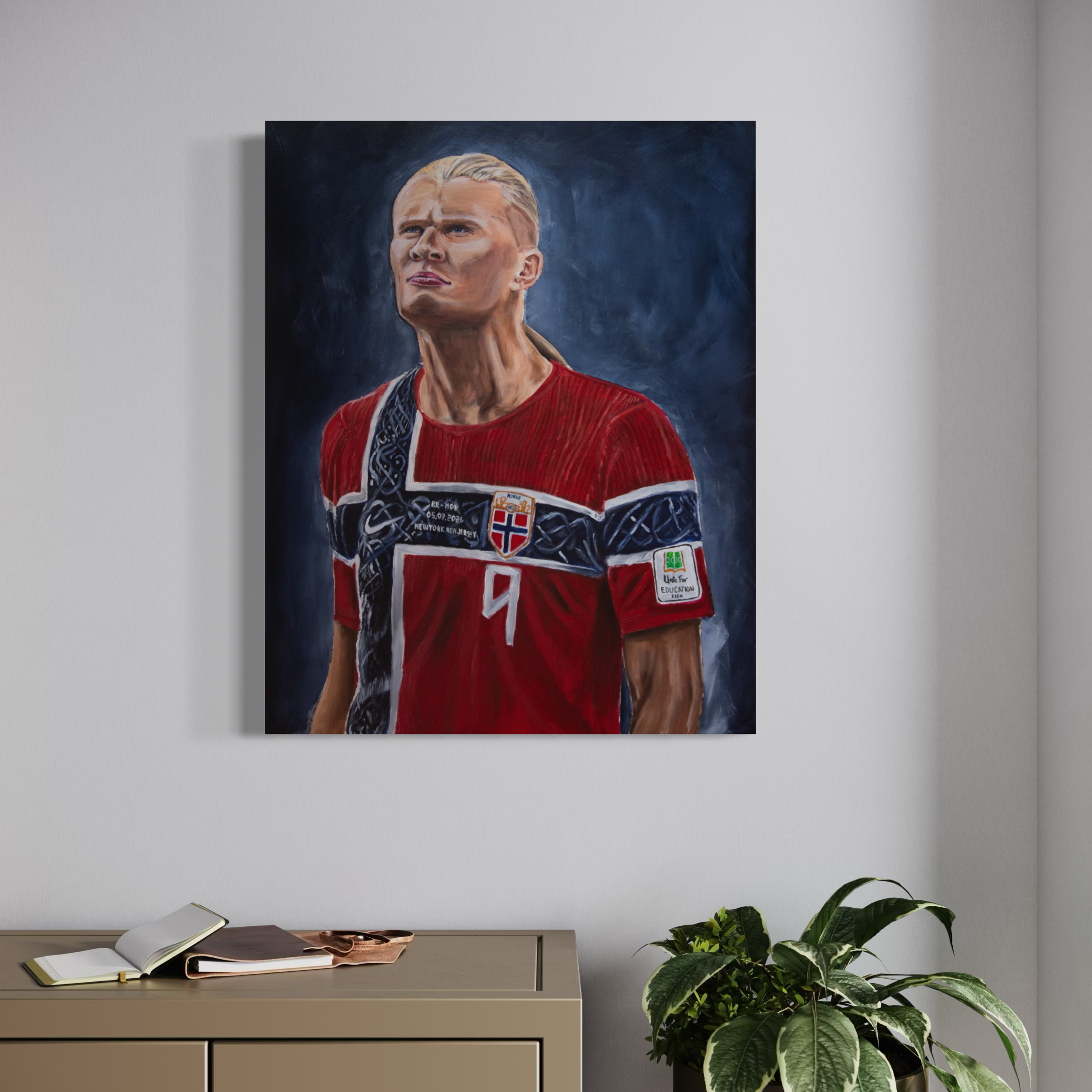 Erling Haaland Original Painting