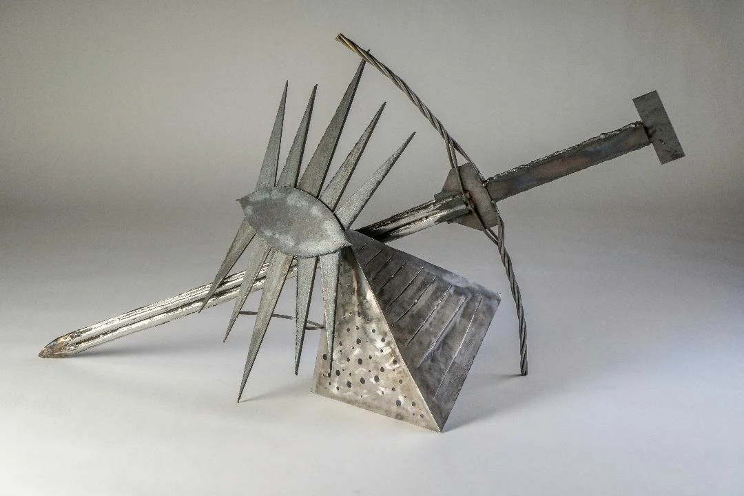 15 Minutes Later
Helmet: 1'2" x 1'6" x 1'6" MIG-welded mild steel
Sword: 2' x 4' x 1" Stick-Welded mild steel
Shield: 1' x 1'8" x 4" TIG-welded mild steel
2020