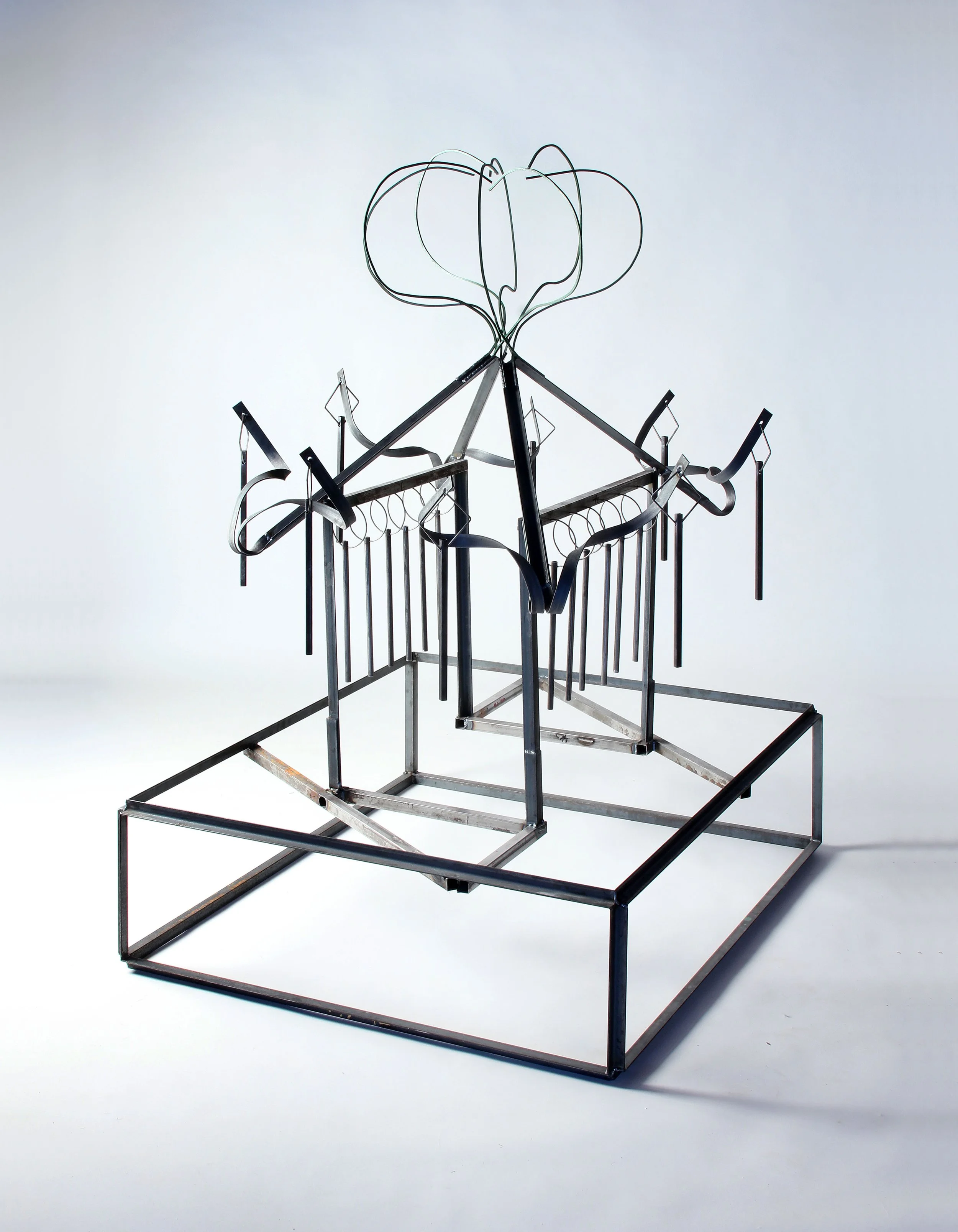 First Order of the Green Light
5' x 4'6" x 5'
TIG-welded mild steel, green patina
2016