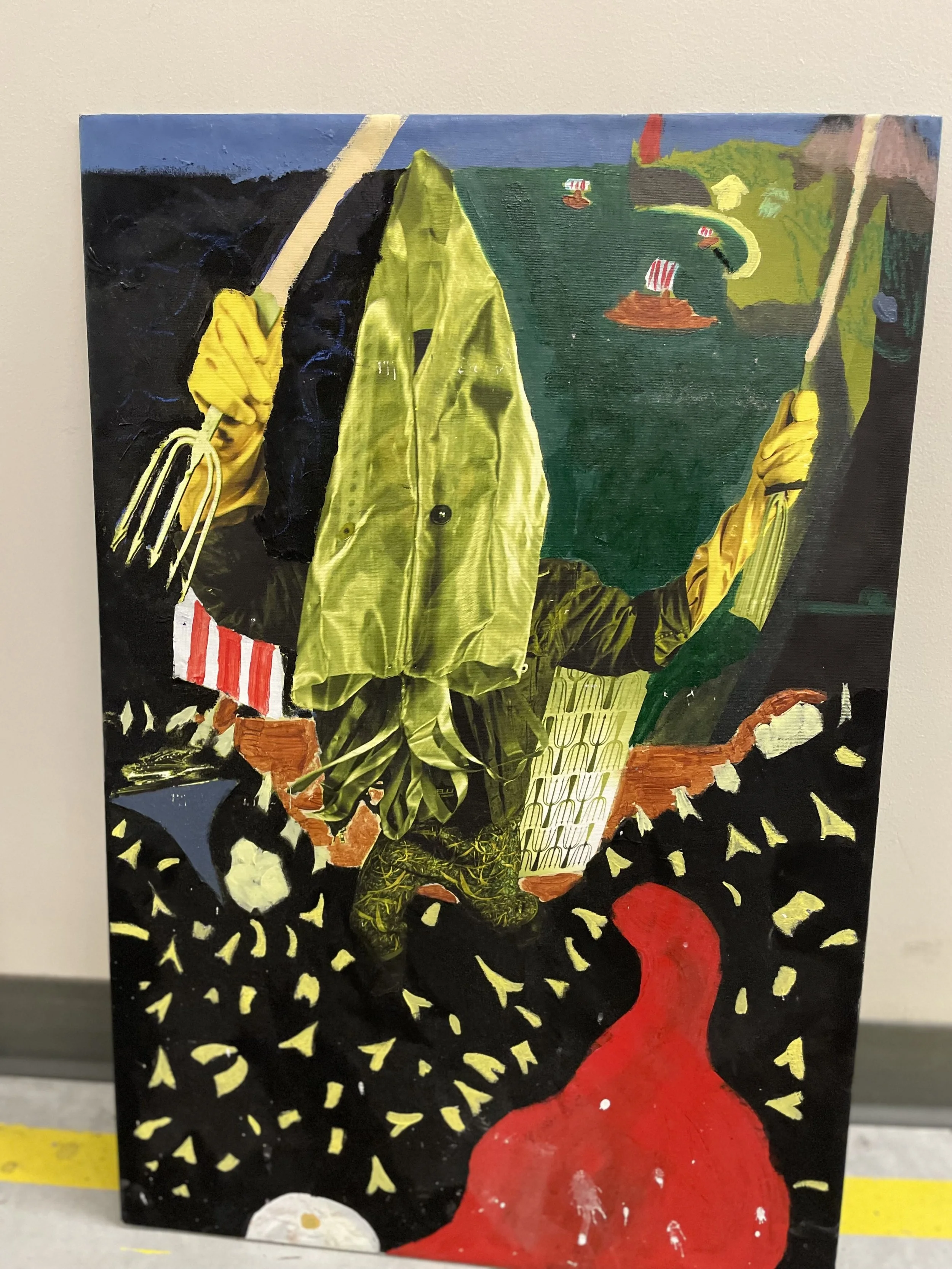 Beach Party +
2' x 3' x 3"
acrylic, canvas and wood