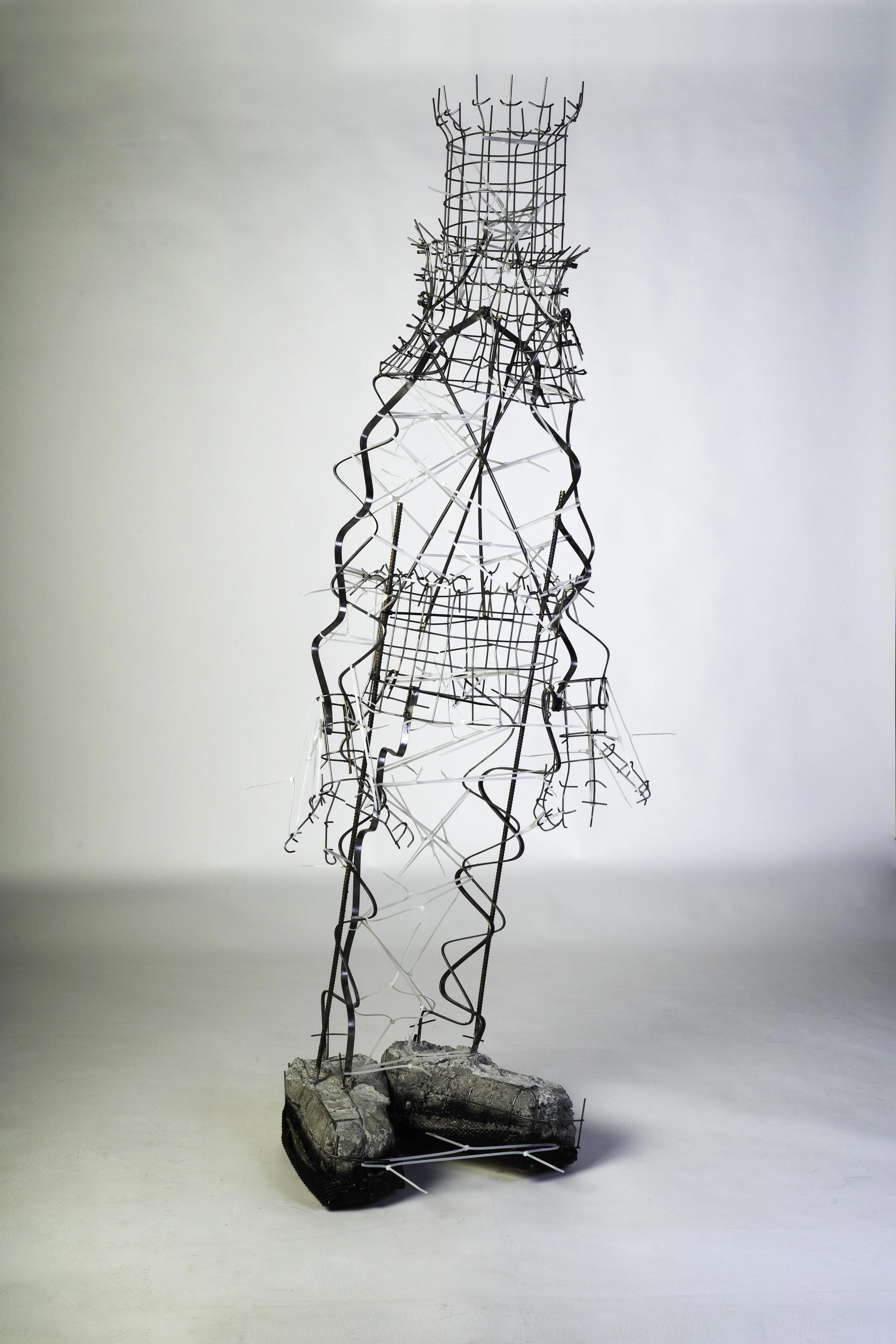 Wind in the Willows
6'6" x 2'4" x 1'
Flux-core welded steel mesh, zip ties, concrete, non-slip liner, rubberized coating
2020