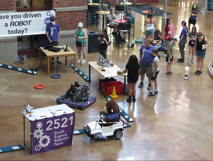 SERT has been having lots of summer fun!

1 &amp; 2: We put on a demo for each of the two UO SPICE camps. Every year we enjoy the delightful enthusiasm of the camp attendees!

3 &amp; 4 &mdash; The Benton County Fair is always one of our favorite sum