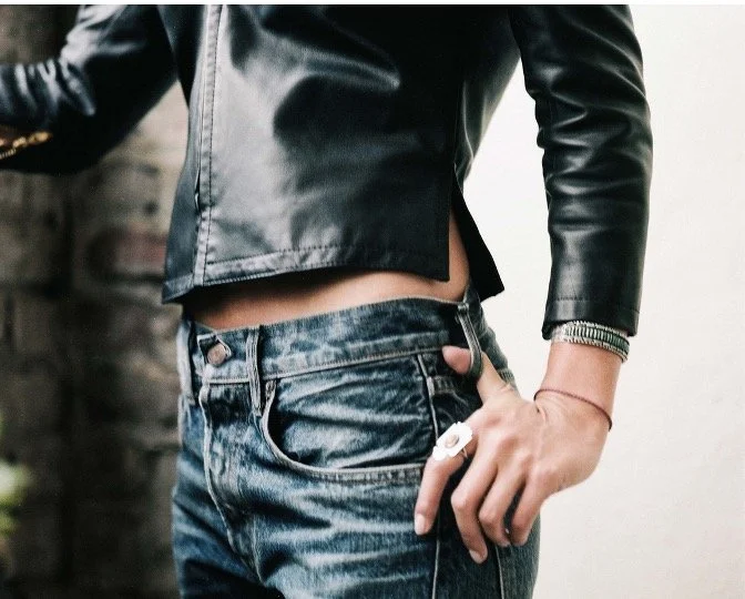The leather jacket a bikers second skin