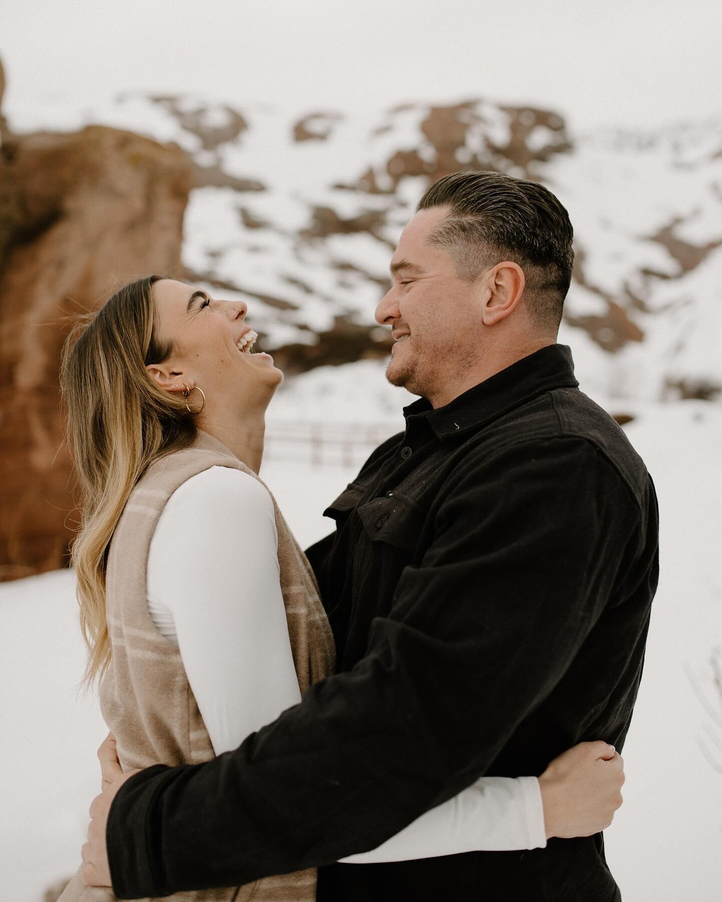 Finally coming out of social media hibernation to share this stunning batch of sneak peeks. These two braved the snow during their visit from California after a huge blizzard. I can&rsquo;t wait to do this all again at their wedding in July&hellip; h