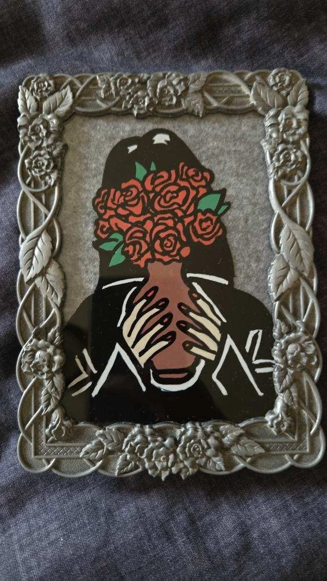 Obsession (Flowers) Painting