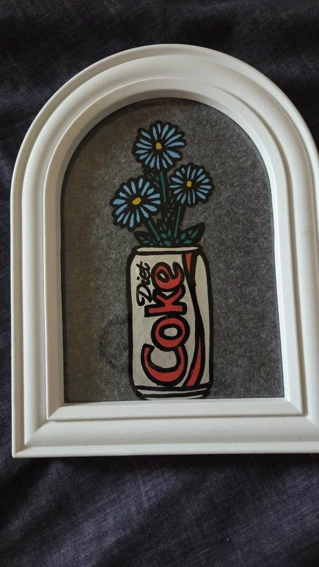 Diet Coke Painting