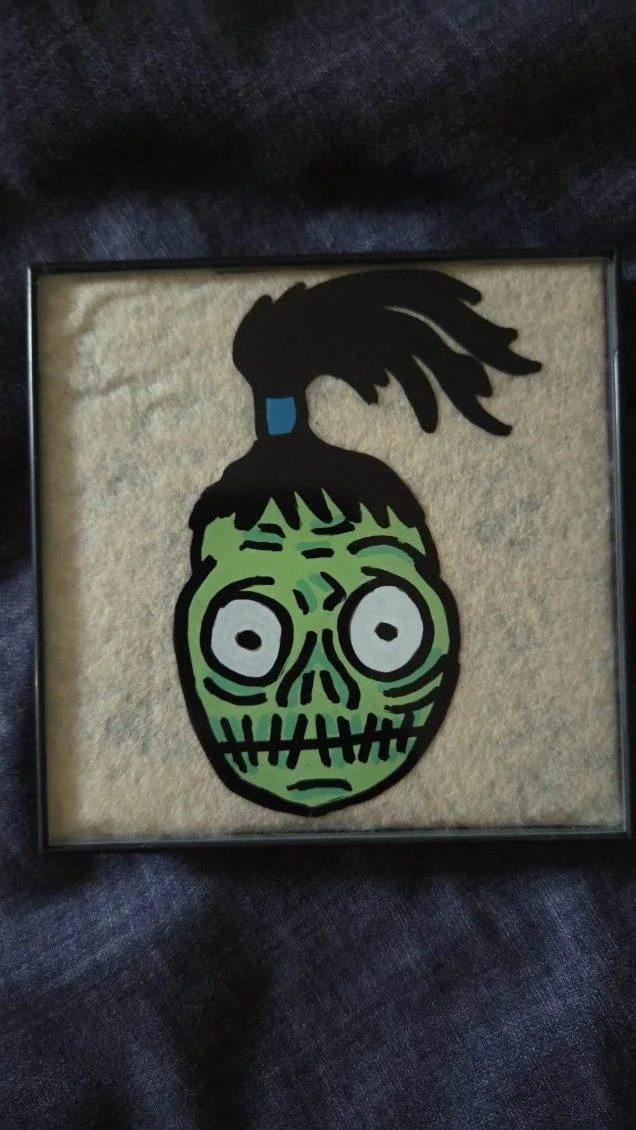 Shrunken Head Painting