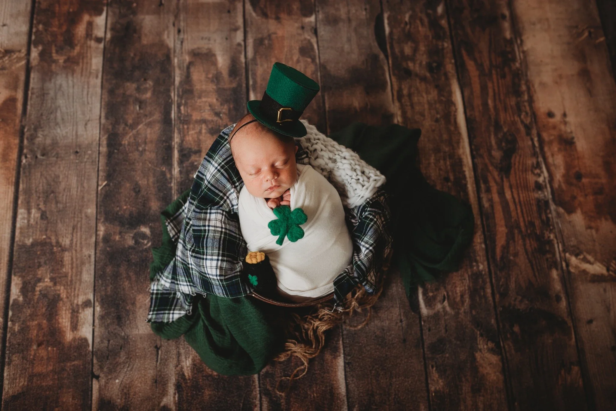 Why should you never iron a four-leaf clover? 
You don&rsquo;t want to press your luck.

Happy St. Patrick's Day friends!!!