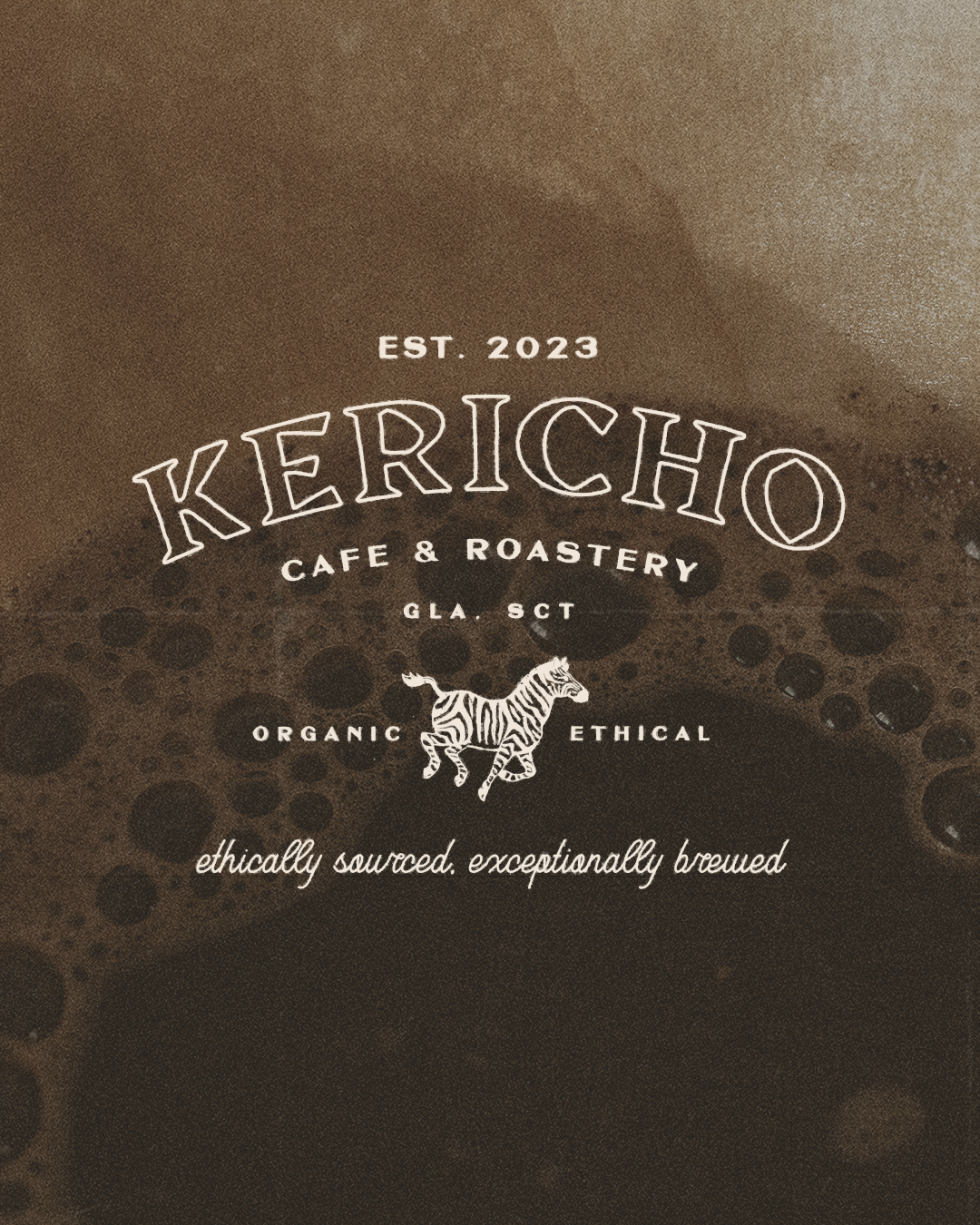Brand Identity and Logo featuring Hand Drawn Illustration for Coffee Roaster and Cafe