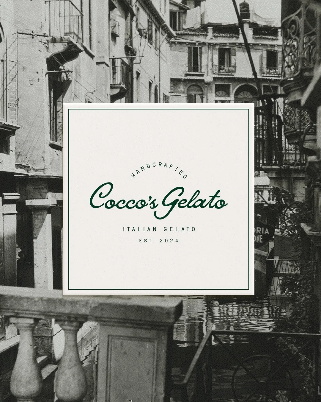 It was sooo nice to see the incredible response the last time I posted about my work for the lovely @coccos.gelato so I thought I&rsquo;d share a bit more 🤍✨ Forever will be one of my most favourite projects! 
.
.
.
#brandidentity #branddesign #bran