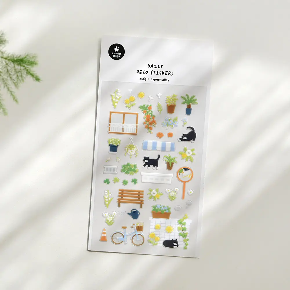 A Green Alley Sticker Sheet