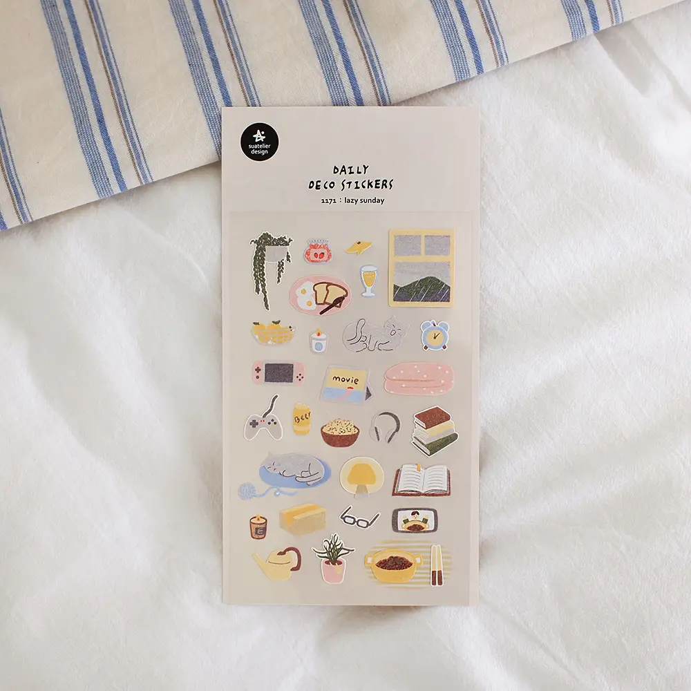 Lazy Sunday Sticker Sheet