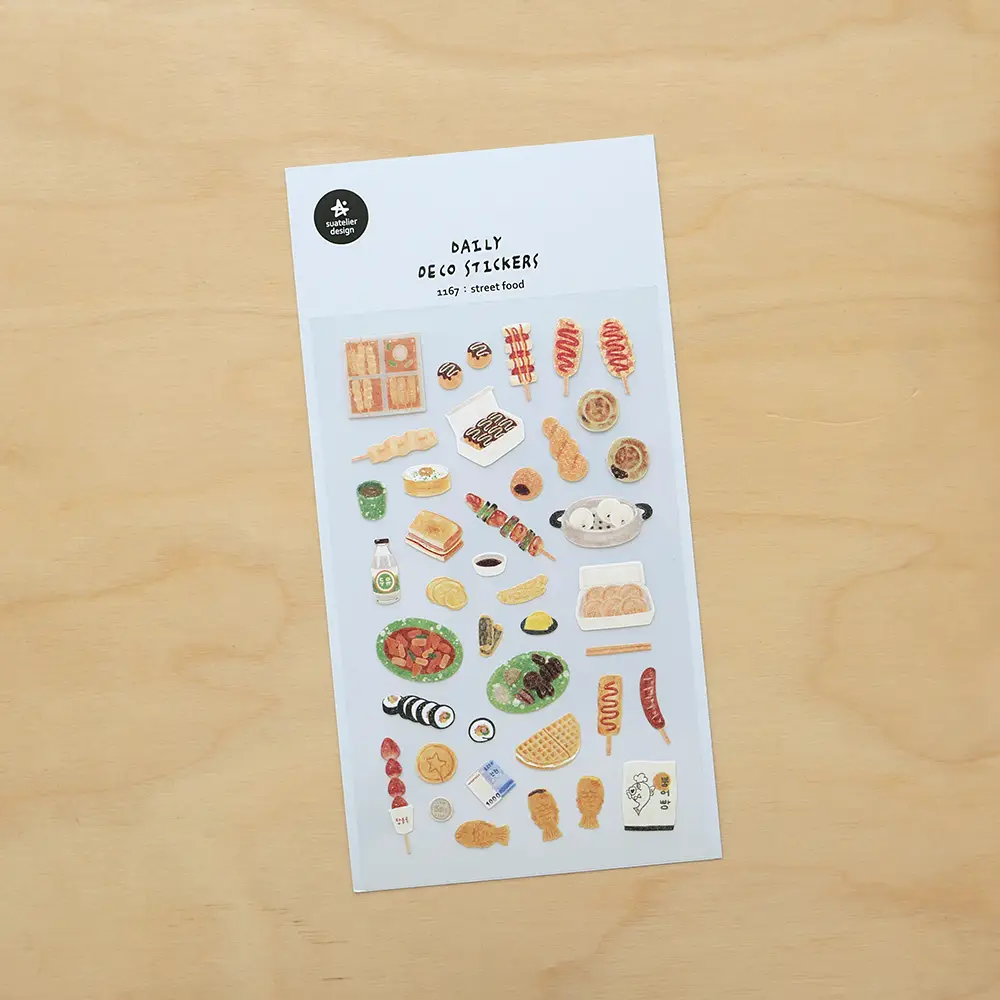 Street Food Sticker Sheet