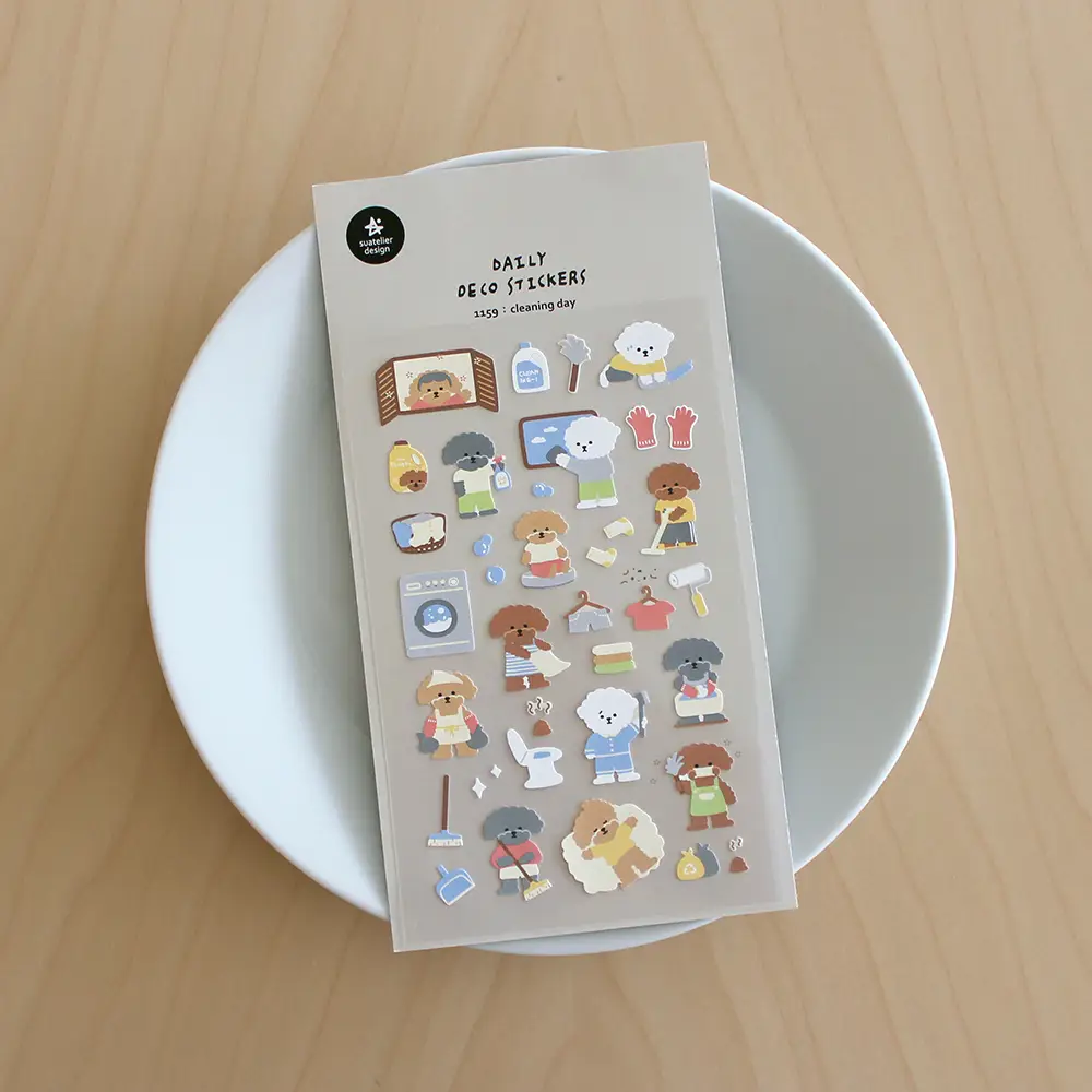 Cleaning Day Sticker Sheet