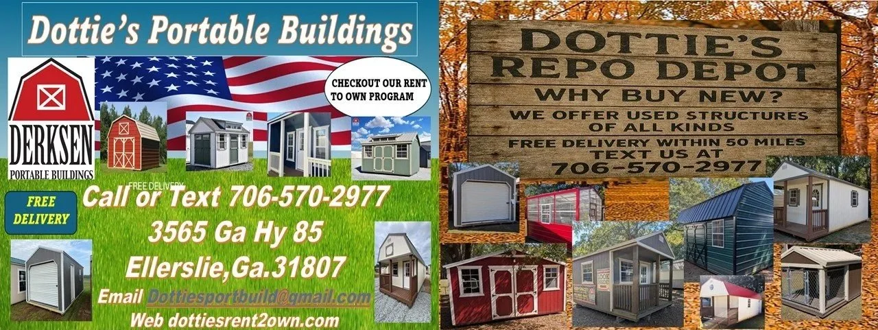 WELCOME TO DOTTIE&#39;S PORTABLE BUILDINGS