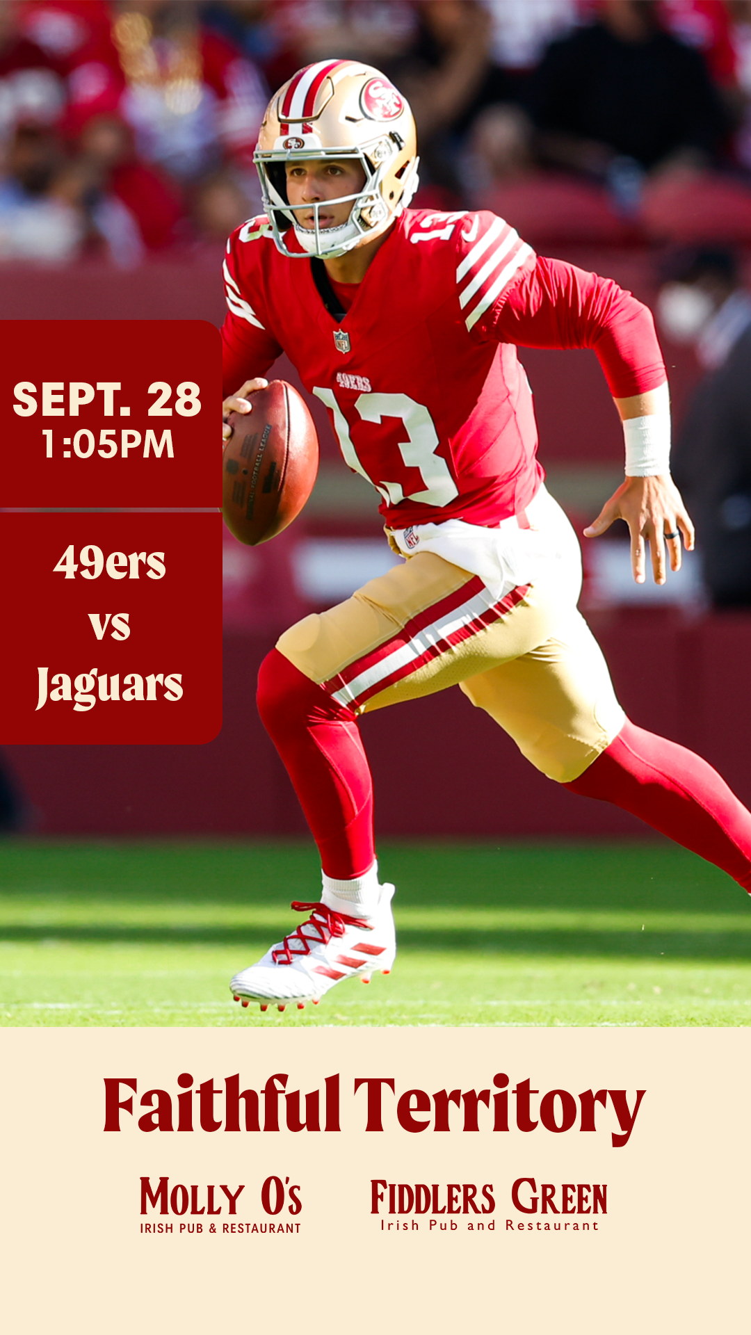 49ers vs Jaguars | Best Watch Party in San Carlos