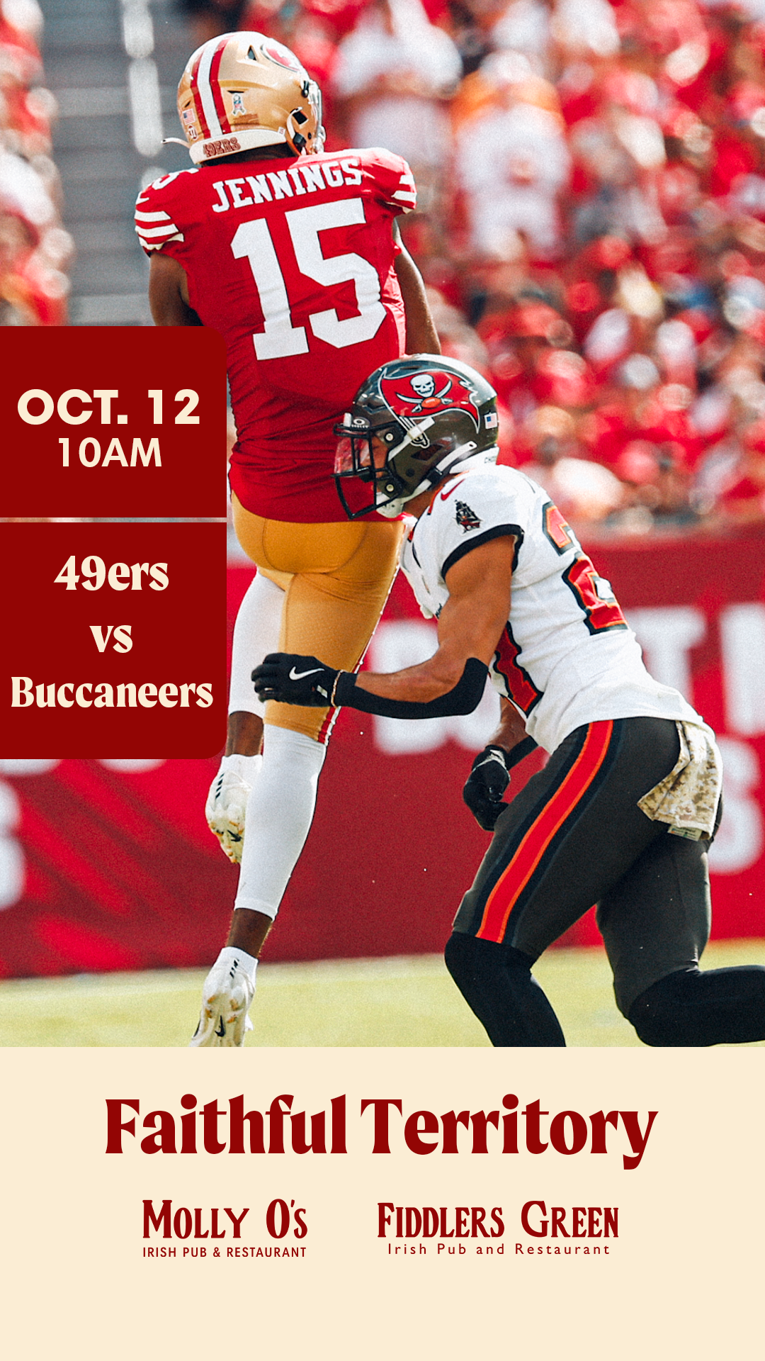 49ers vs Buccaneers | Best Watch Party in San Carlos