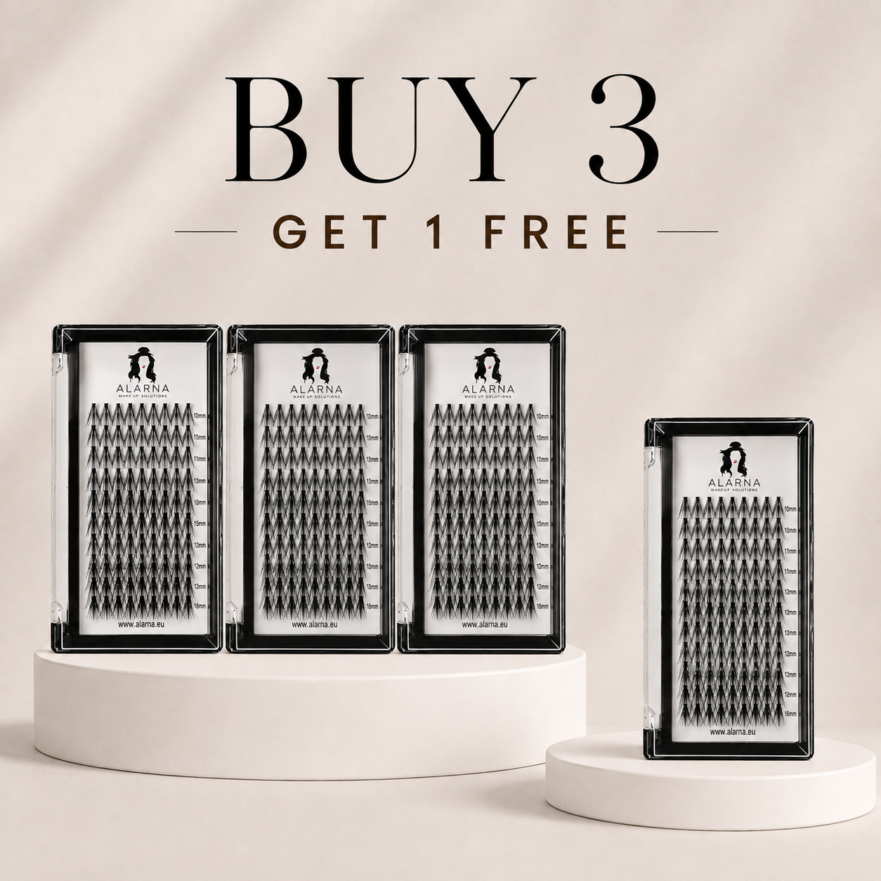 Bulk Buy Individual Volume Lashes - BLACK