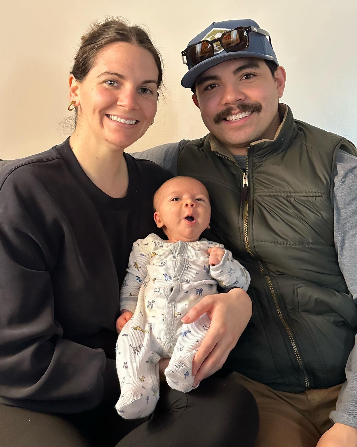 Oh the six week visit for wonderful little Henry and his awesome parents. Love this new family. I am so honored to have gotten to attend the home water birth of a first baby to  this amazing powerhouse of a woman, with the unwavering support of her l