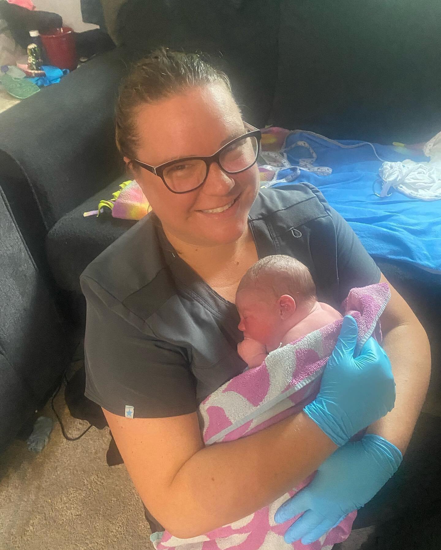 Gotta post a little student/apprentice midwife love - this is Hilary, she is settling a babe that was just born after she performed his newborn exam. I have had the pleasure to work with Hilary for just over two years through a lot of challenges and 